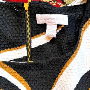 Charter Club Print Womens Dress